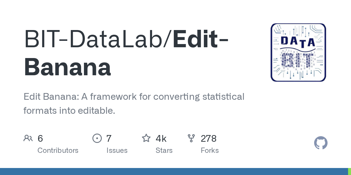 Edit Banana — 이미지·PDF를 편집 가능 파일로 변환하는 툴