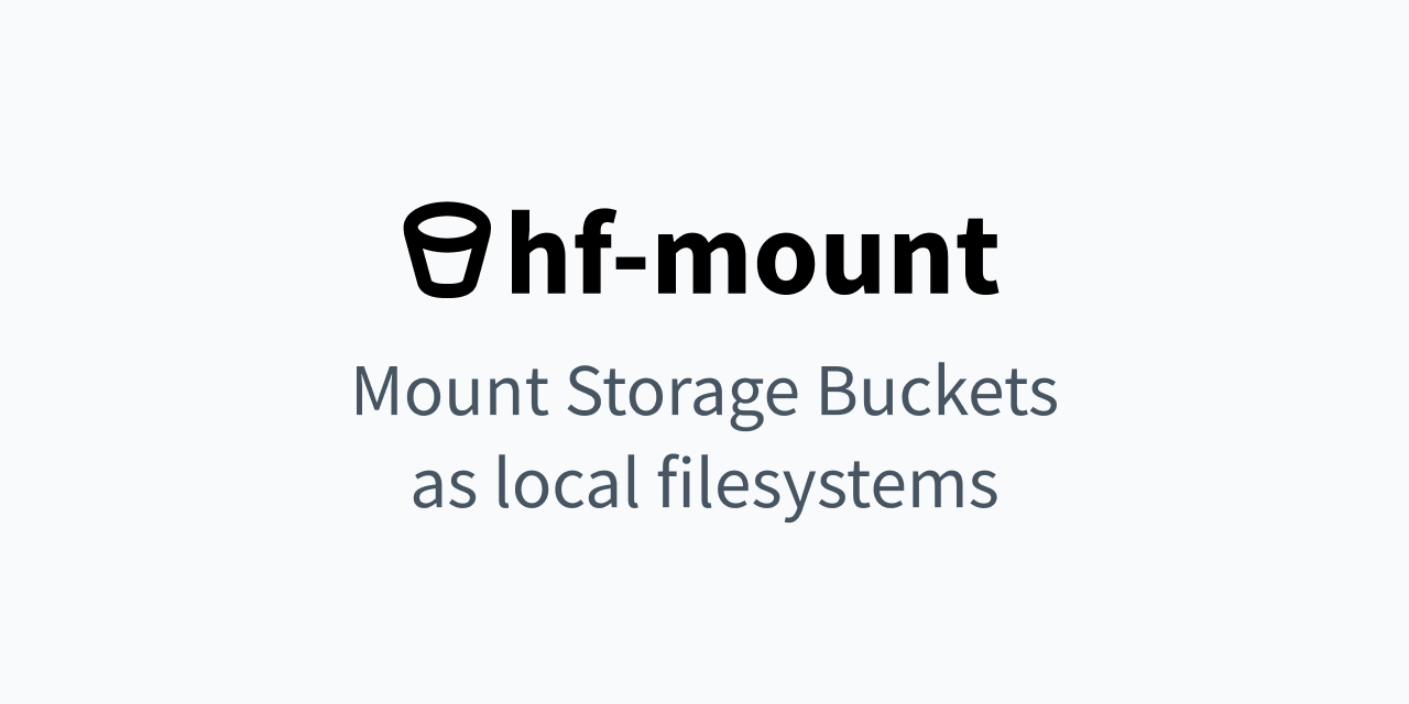HF-MOUNT — 허깅페이스 허브를 로컬 파일시스템으로 마운트