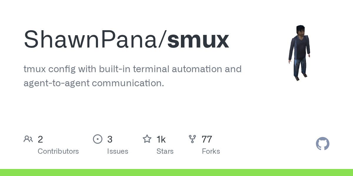 smux — AI 에이전트 간 터미널 기반 직접 통신 도구