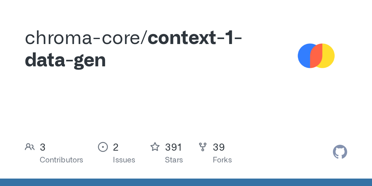 Context-1 — Chroma의 20B 파라미터 검색 전용 AI 에이전트