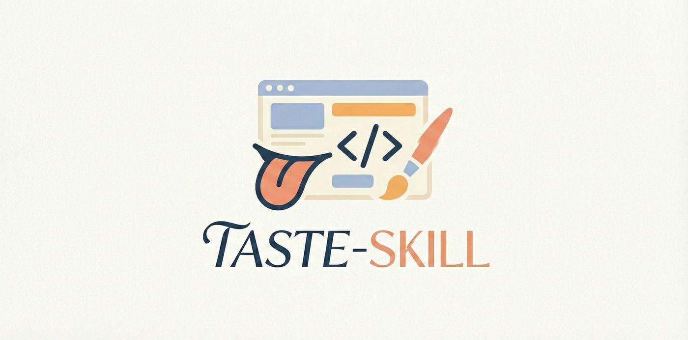 Taste Skill — AI 프론트엔드의 밋밋한 디자인을 전문적으로 개선하는 스킬