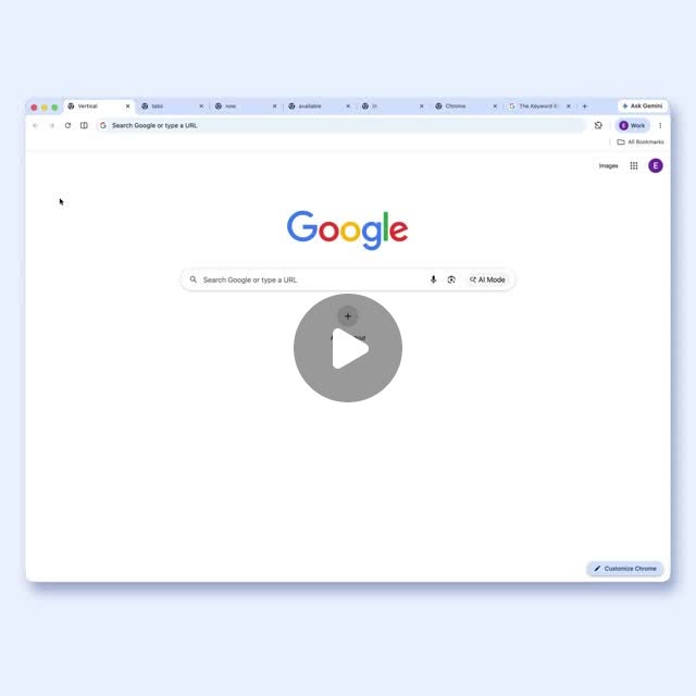 Chrome — 수직 탭 기능과 몰입형 읽기 모드 공식 도입