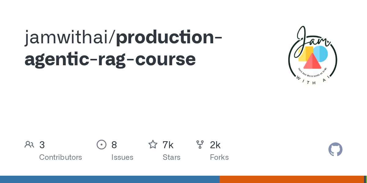 Production-Agentic-RAG-Course: 프로덕션급 검색증강 생성 시스템 구축 코스