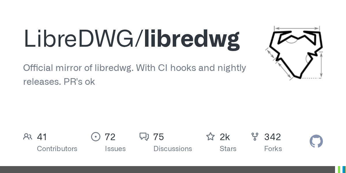 LibreDWG — 오토데스크 라이선스 없이 DWG 파일을 읽고 쓰는 오픈소스