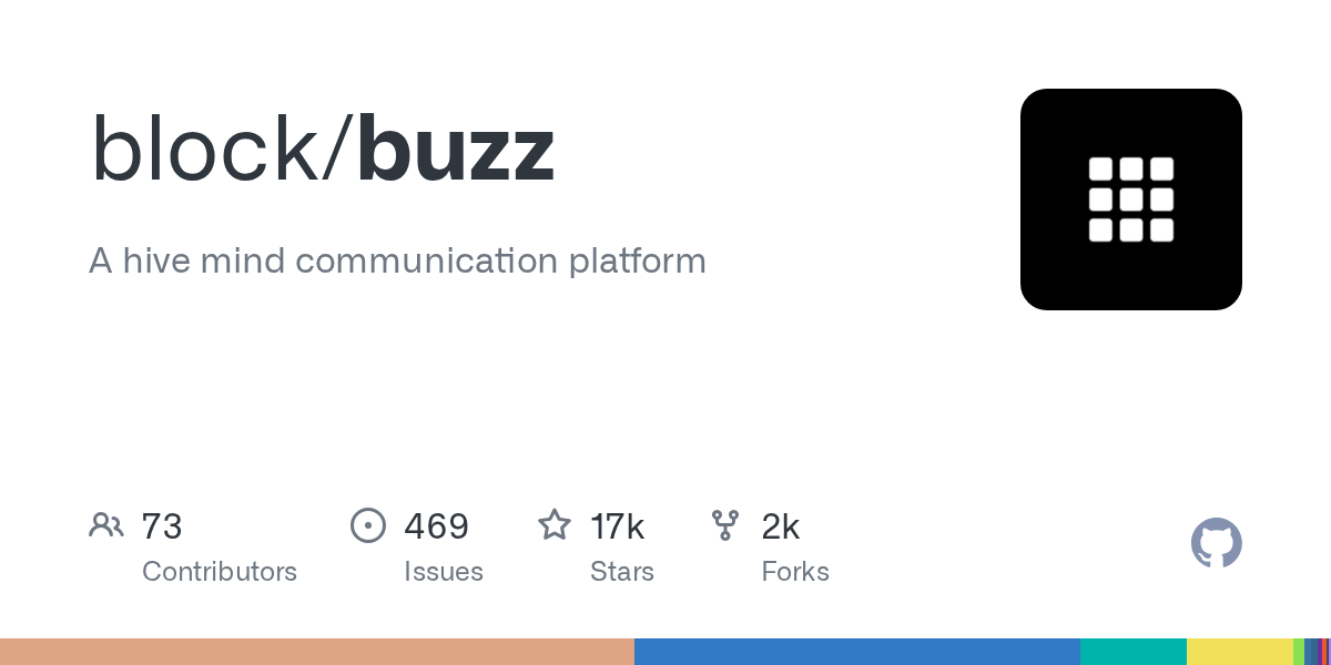 Buzz — 잭 도시의 자체 호스팅 팀 채팅, AI 에이전트, Git 통합 플랫폼