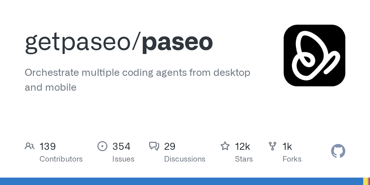 Paseo — 다중 AI 에이전트를 한 화면에서 관제하는 통합 플랫폼
