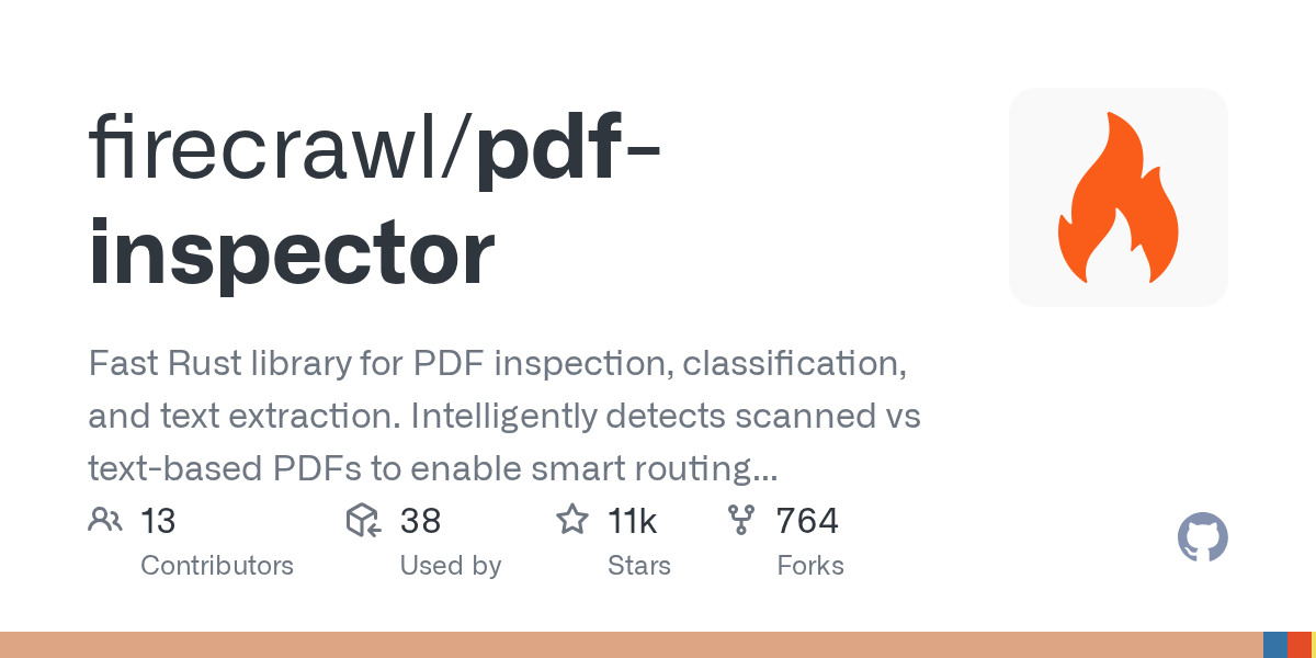pdf-inspector — 200장 PDF를 2.8초에 마크다운으로 변환하는 경량 변환 도구